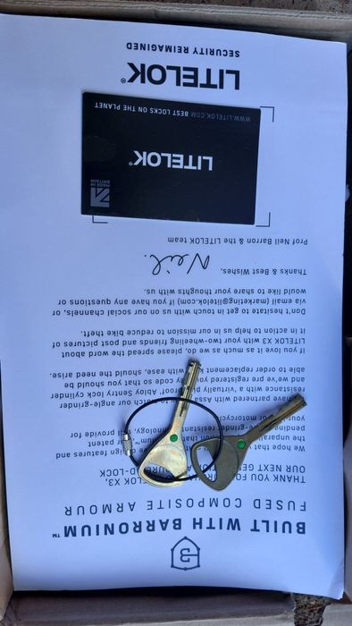 Cadeado para mota - D lock Litelok X3