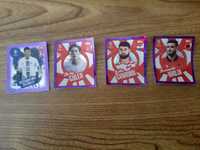 Cromos Euro 2024 paralelos roxos + dourado SP + paralelos topps