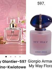 Woda perfumowana Glantier 597 odpowiednik ARMANI MY WAY FLORAL