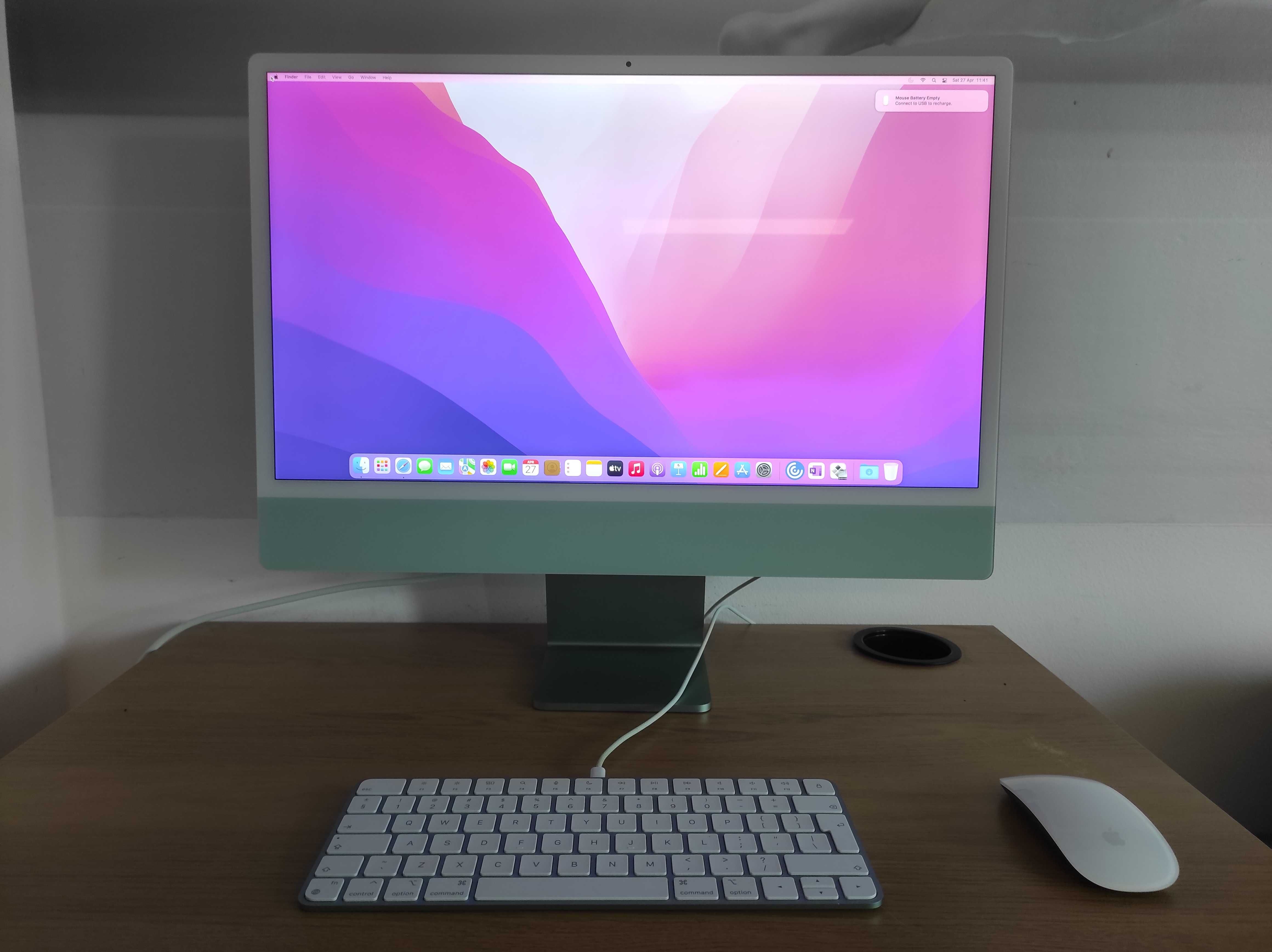 Apple iMac 24" z ekranem Retina 4,5K, 256 GB, zielony
