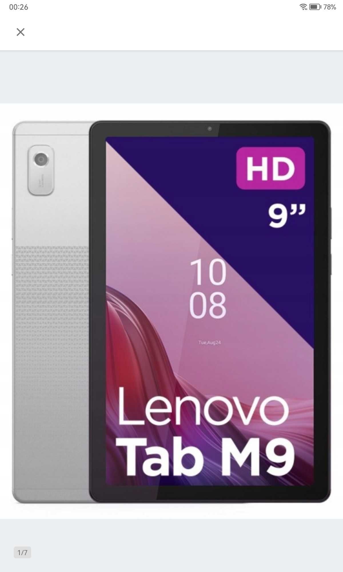 Tablet Lenovo.M9.Android 13. Gwarancja producenta
