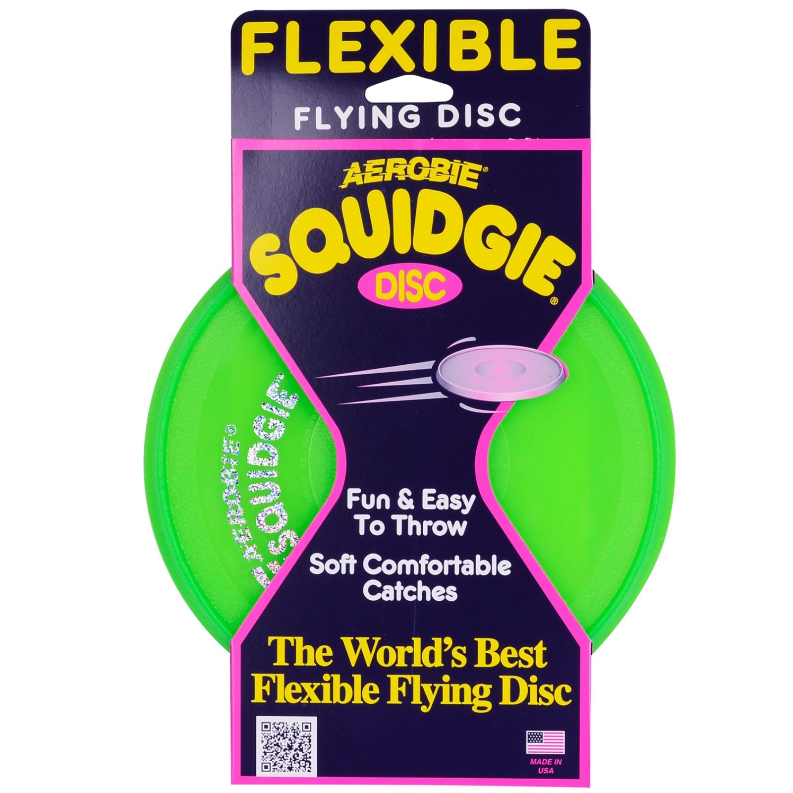 Latający dysk Frisbee AEROBIE Squidgie - zielony Kup z Olx!