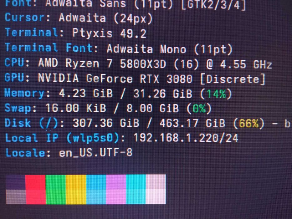 RTX 3080 Tri Gaming Troca