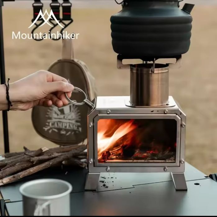 Fogão a lenha acampamento