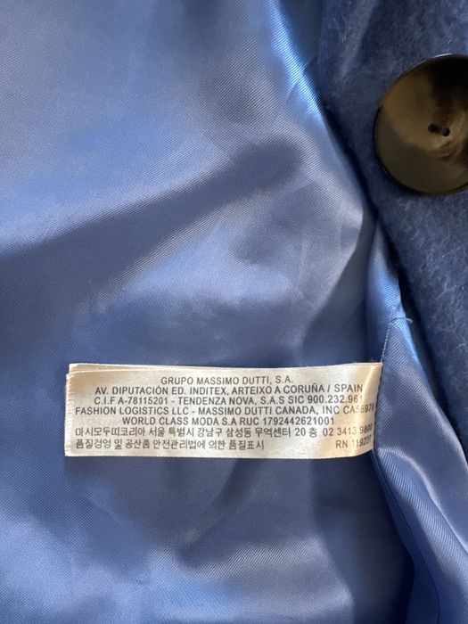 Plaszcz damski Massimo Duti roz L