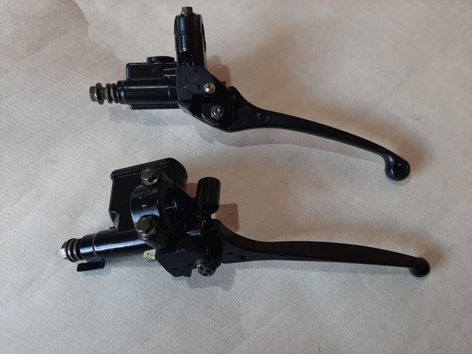 Ручки рычаги руля под дисковый тормоз, ручка машинка тормозная.