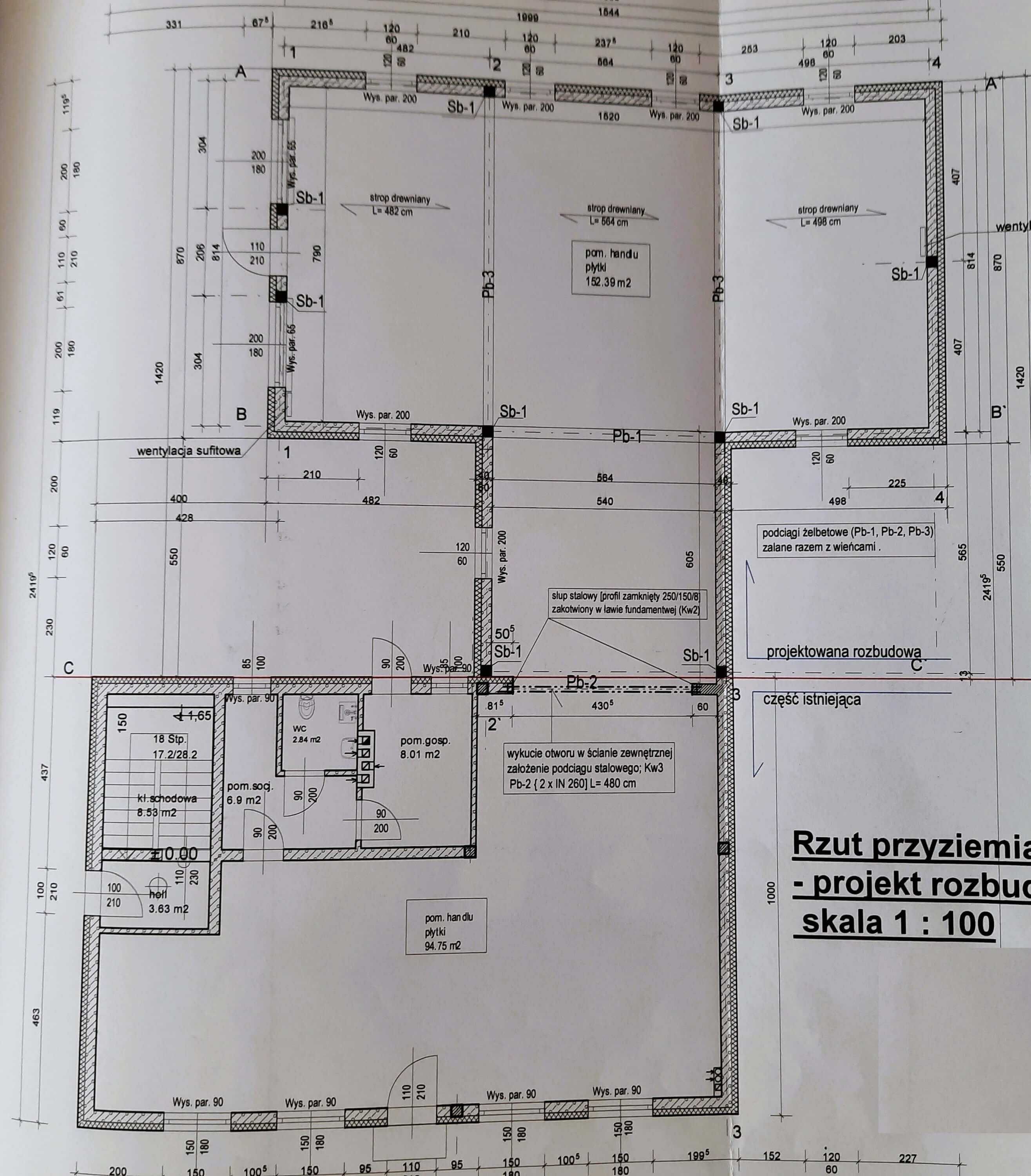 Wynajem lokalu handlowo - usługowego Ujście centrum