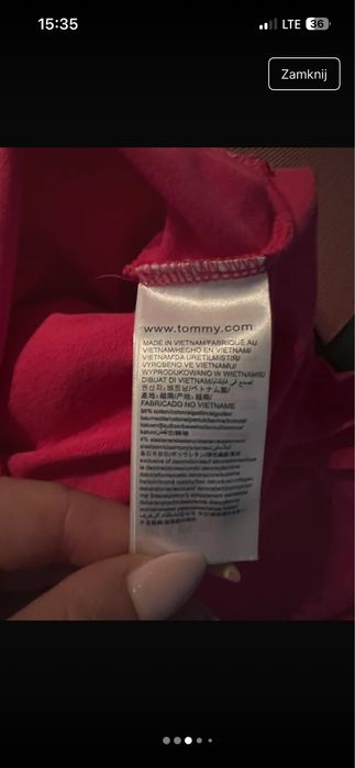 Bluzka Tommy Hilfiger r. S oryginalna tshirt jak nowy