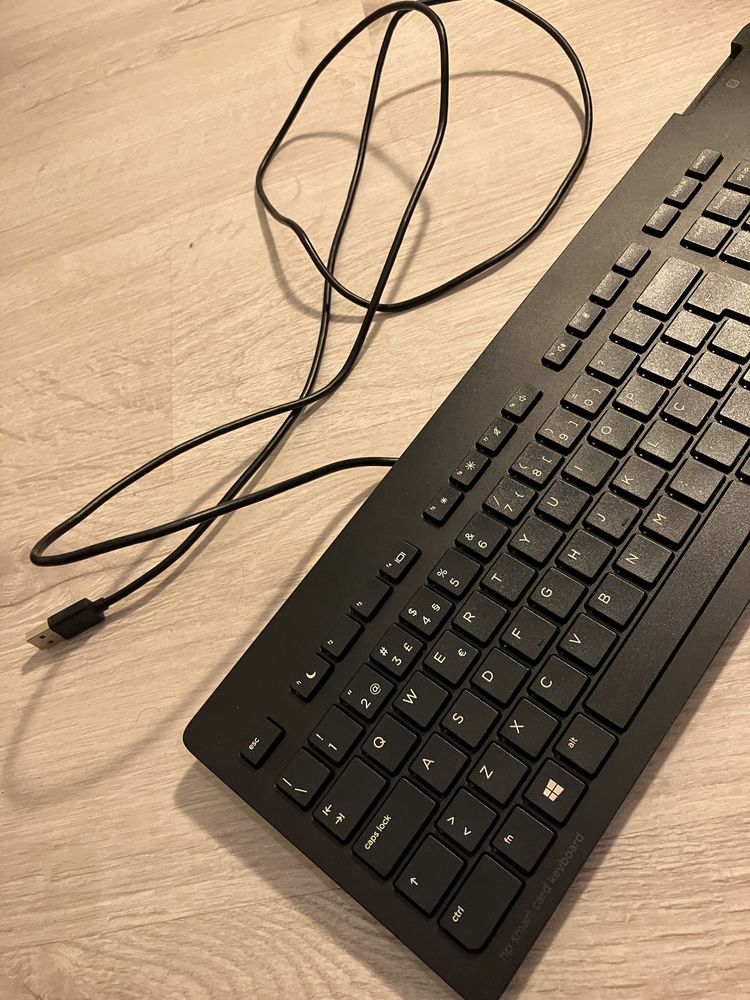 Teclado conputador HP com entrada cartão