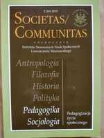 Pedagogika,sociologia.Societas Communitas 2/2016