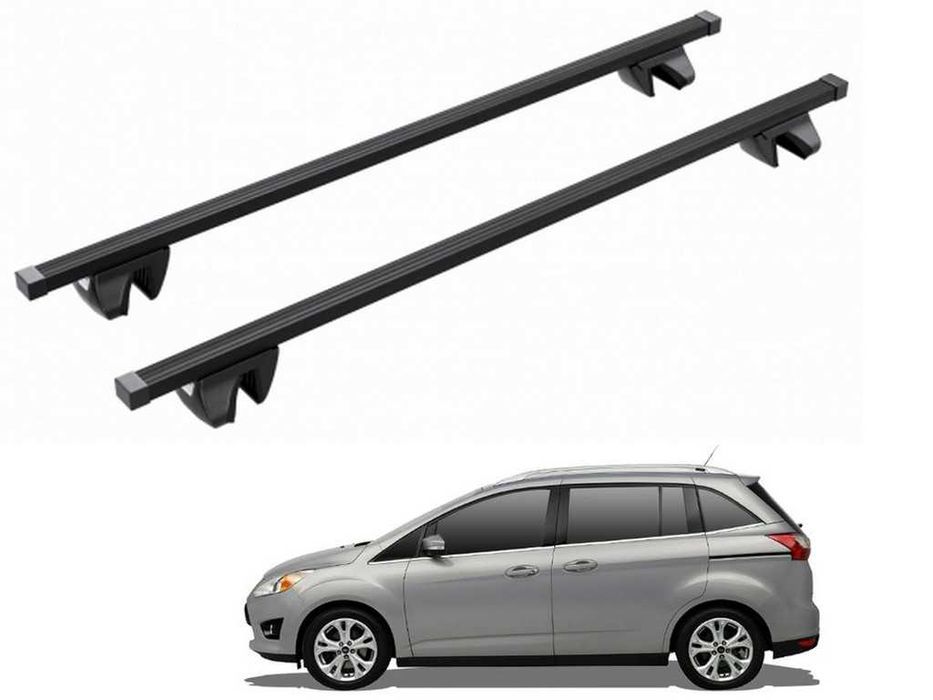 Bagażnik Dachowy Ford Grand C-MAX 2010 do 2019 bazowy Relingi belki