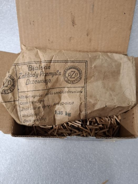 Kołki szewskie drewniane prl