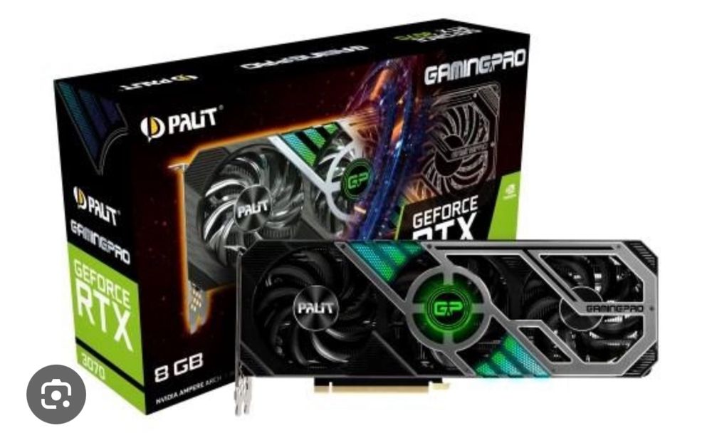 Відеокарти Palit GeForce RTX 3070 GamingPro 8 GB не LHR! Б/у!