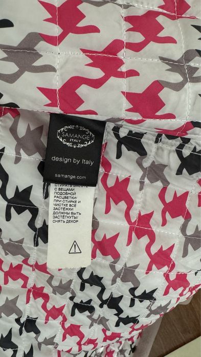 Еко-шуба Samange, колір пудра, розмір S-M