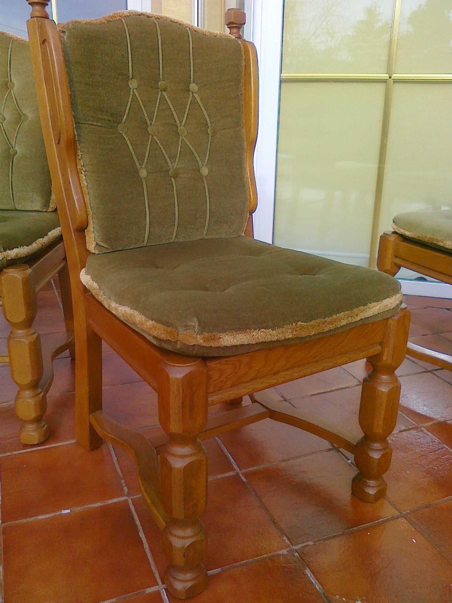 krzesła drewniane do jadalni kuchni 4 sztuk ciekawe stół art deco