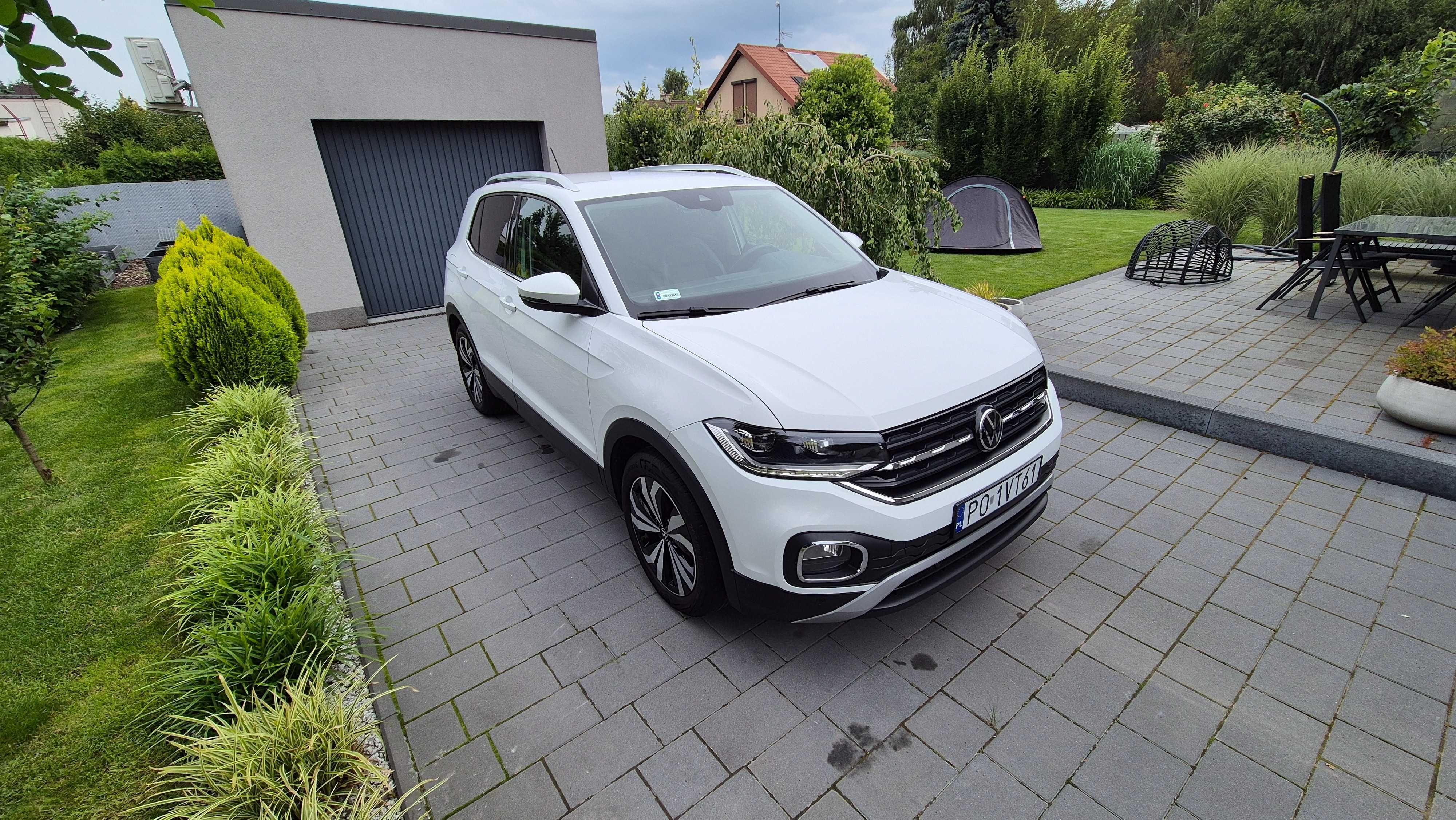 Volkswagen T-Cross 1.0 TSI DSG Automat, serwisowany, stan idealny, hak
