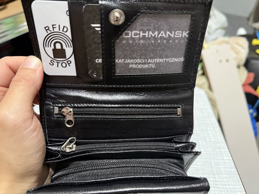 Portfel Kochmanski skóra naturalna