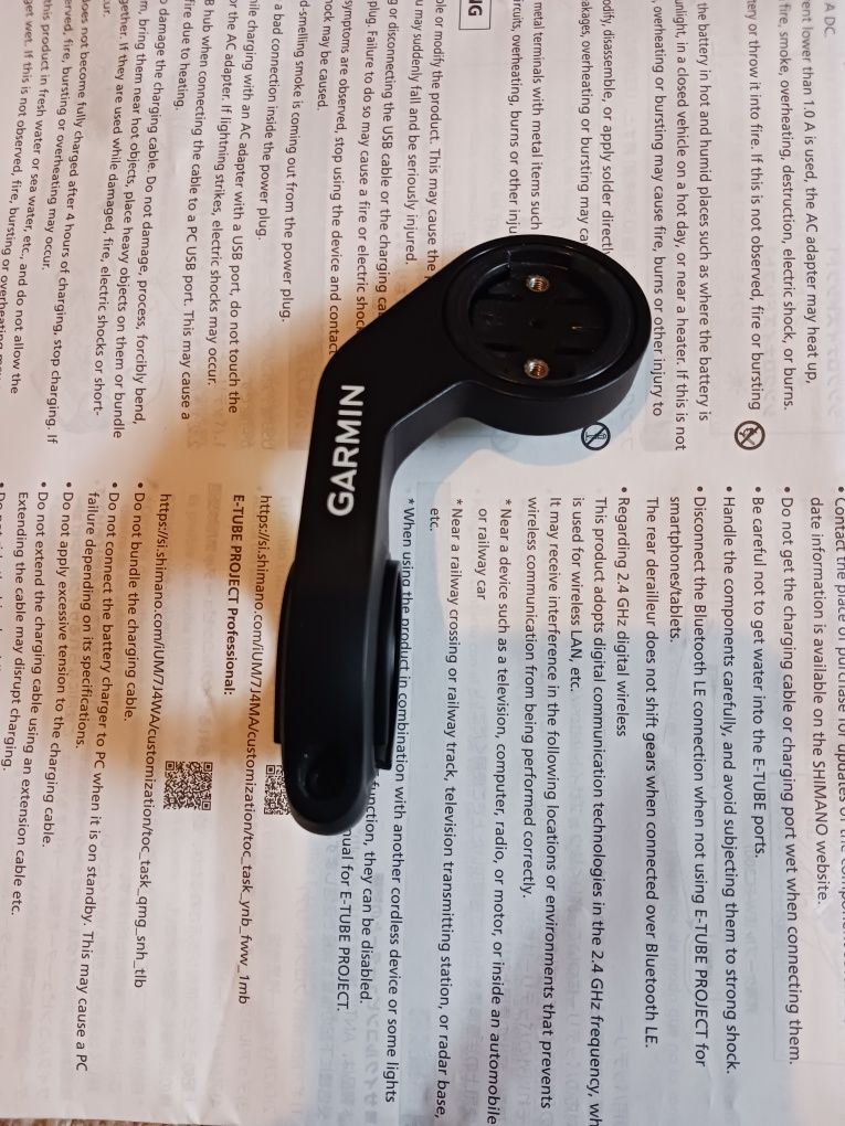 Suporte frontal Garmin