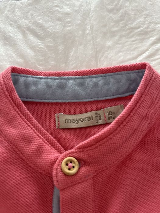 Conjunto polo e calcoes marca mayoral 18 meses