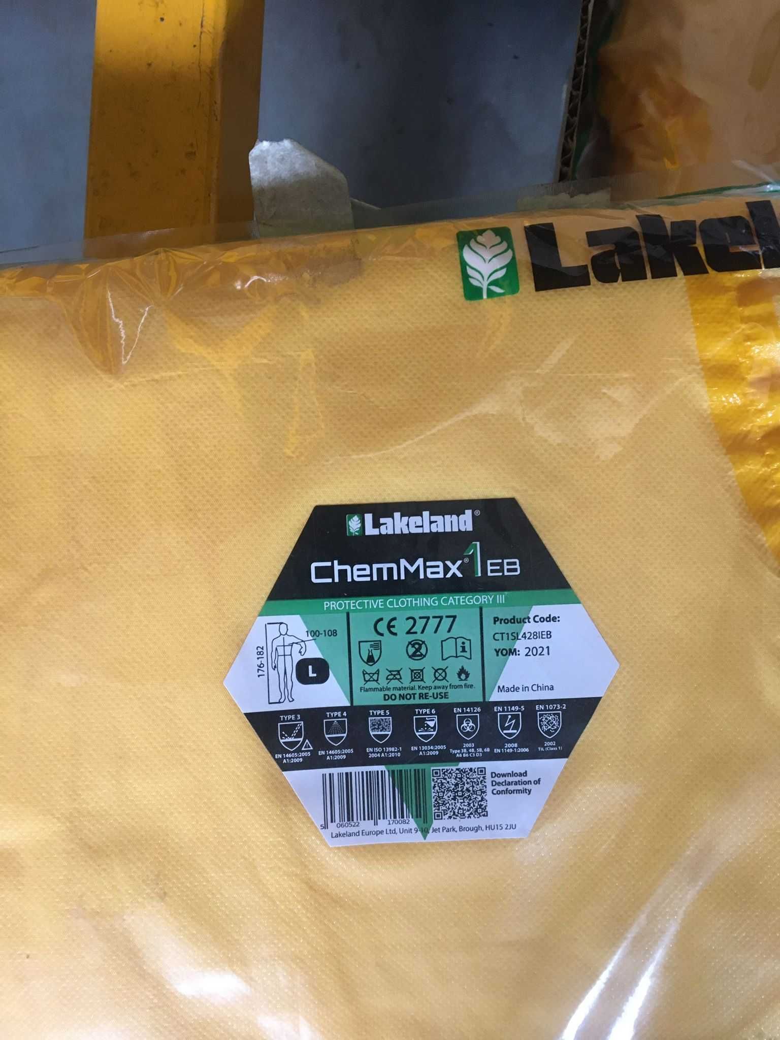 Kombinezon ochronny ChemMax 1 EB LAKELAND