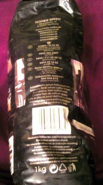 Кофе "Сhibo" в зернах, натуральный, 1 кг, запечатан, арабика+робуста