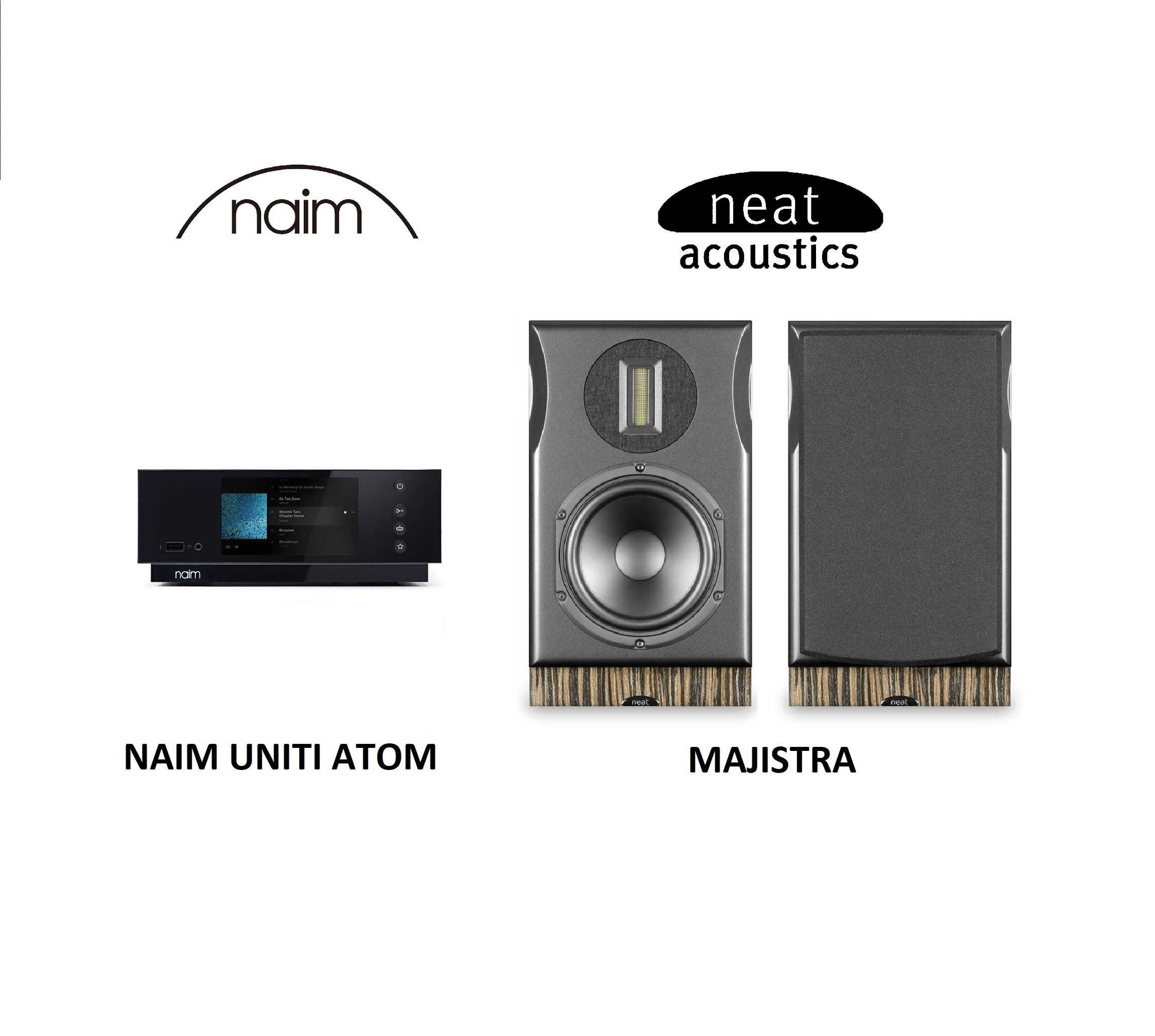 Naim Uniti Atom Wzmacniacz Kolumny Neat Acoustics Majistra RATY 0%