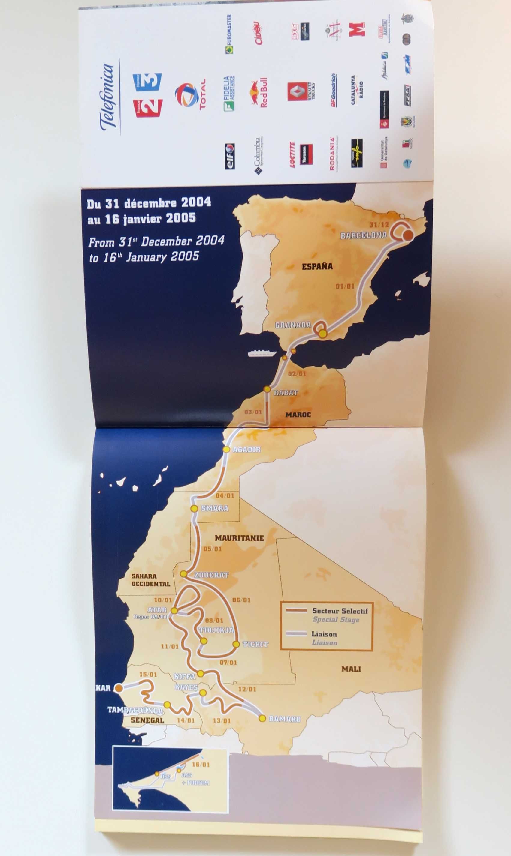 DAKAR - kronika rajdu 2005 wydanie oficjalne SILVER album 2005