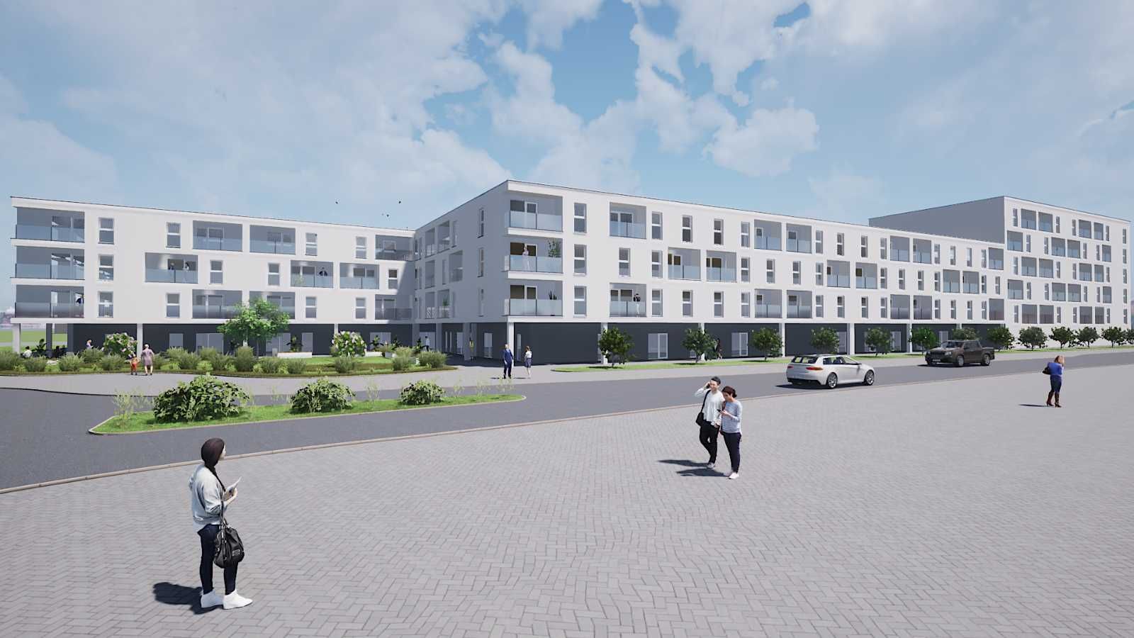 Nowa kawalerka 28,5m2 z balkonem, Luboń, miejsce parkingowe