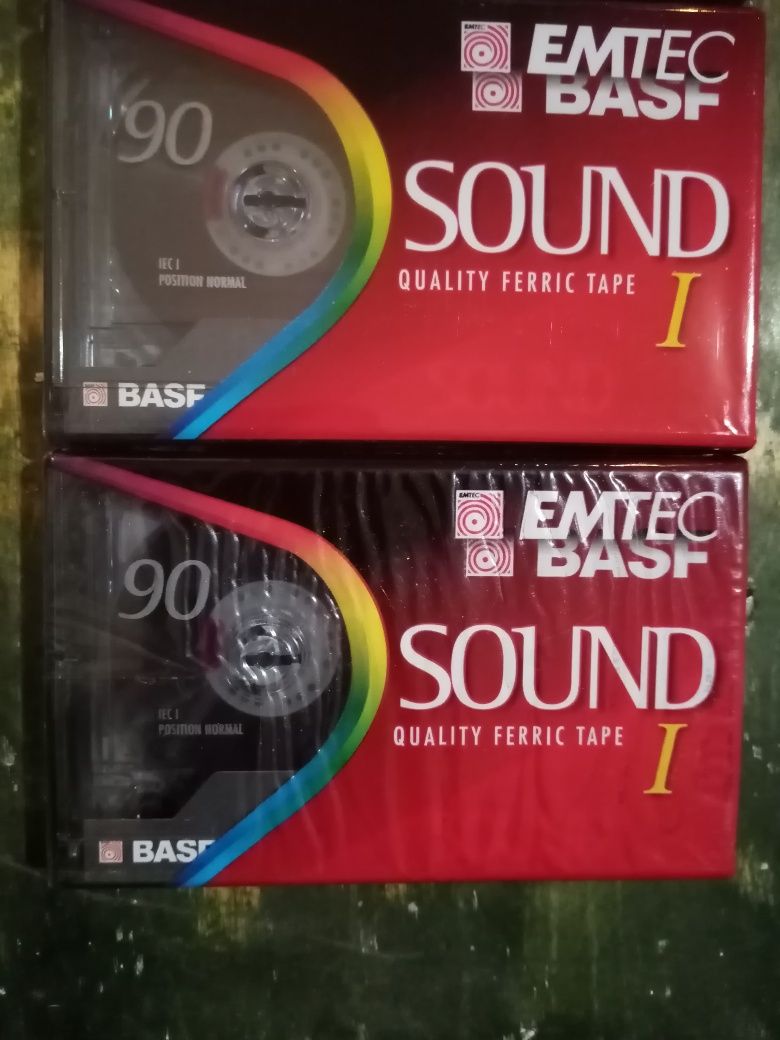 Kaseta audio magnetofonowa Basf EMTEC 90 folia 3 sztuki