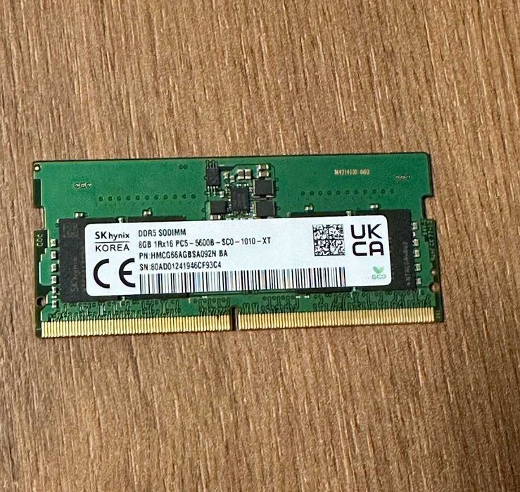 Оперативна пам'ять Hynix DDR5 8GB 5600 MHz SO-DIMM