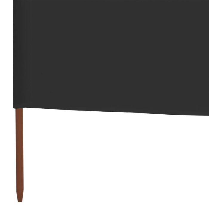 vidaXL Parawan 3-skrzydłowy z tkaniny, 400 x 120 cm, antracytowy