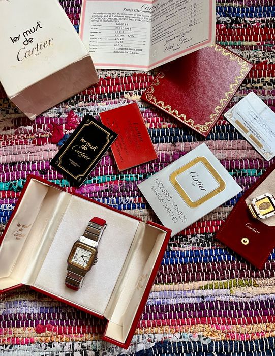 Cartier Santos Carree 2961   FULL SET