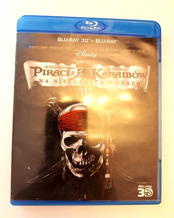 DVD 2d + 3d Piraci z Karaibów, Na nieznanych wodach