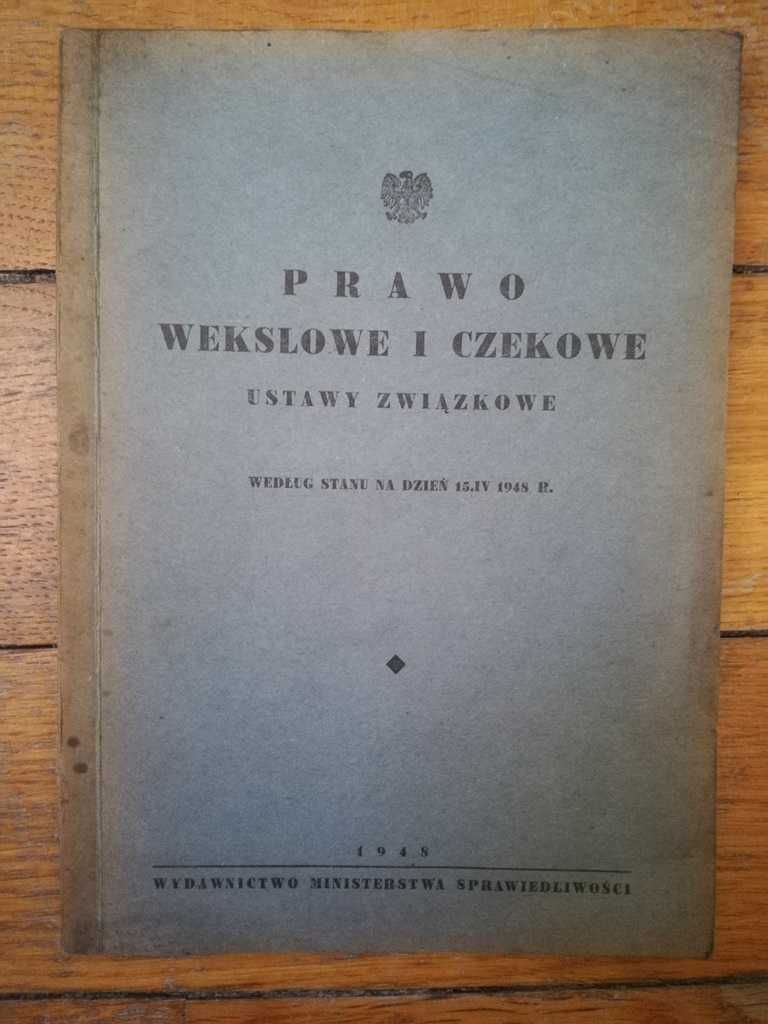 Prawo wekslowe i czekowe Stanisław Janczewski
