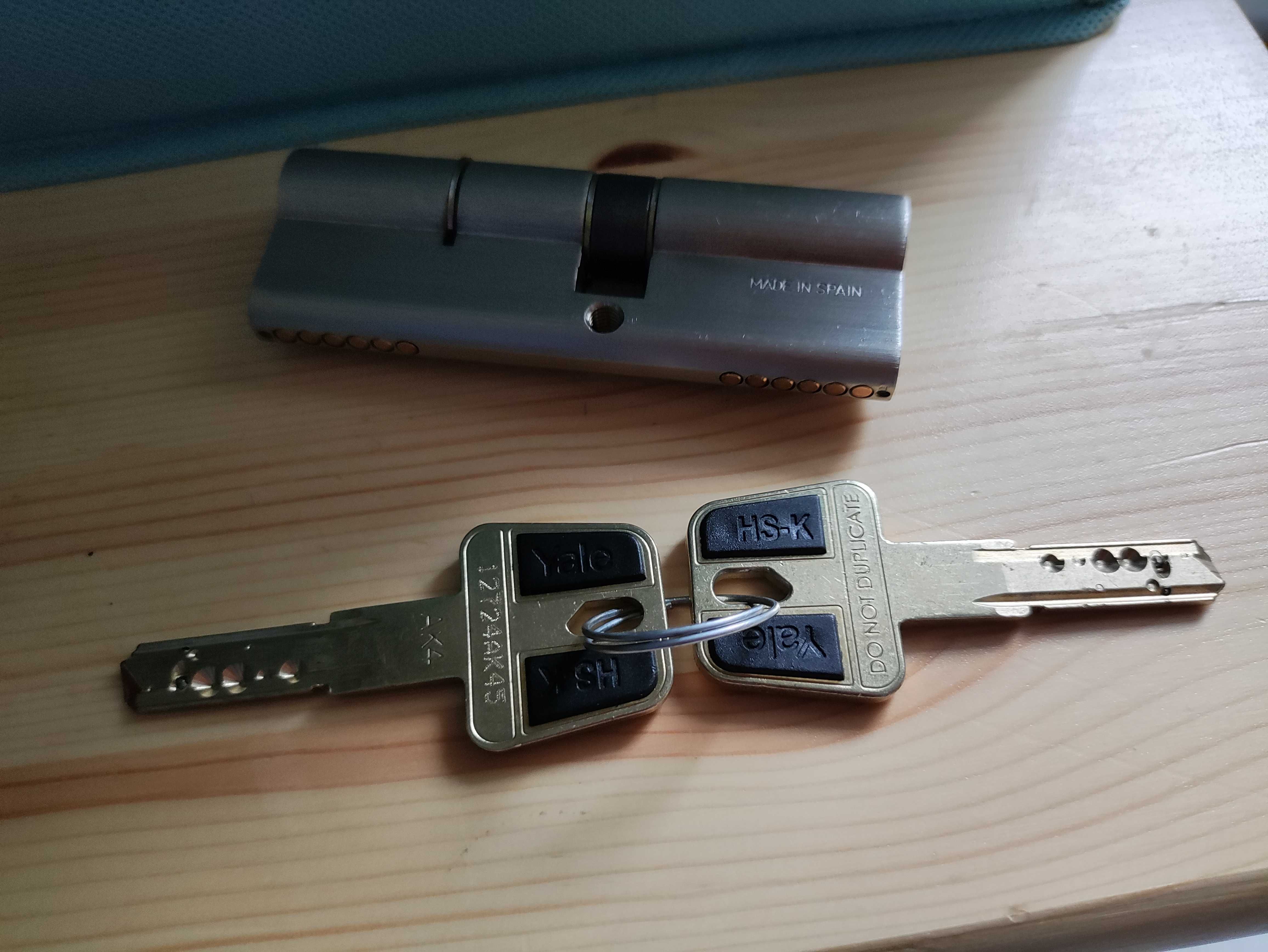 Zamek do Drzwi Wkładka YALE HS-K AK4 Modułowy Cylinder antywłamaniowy