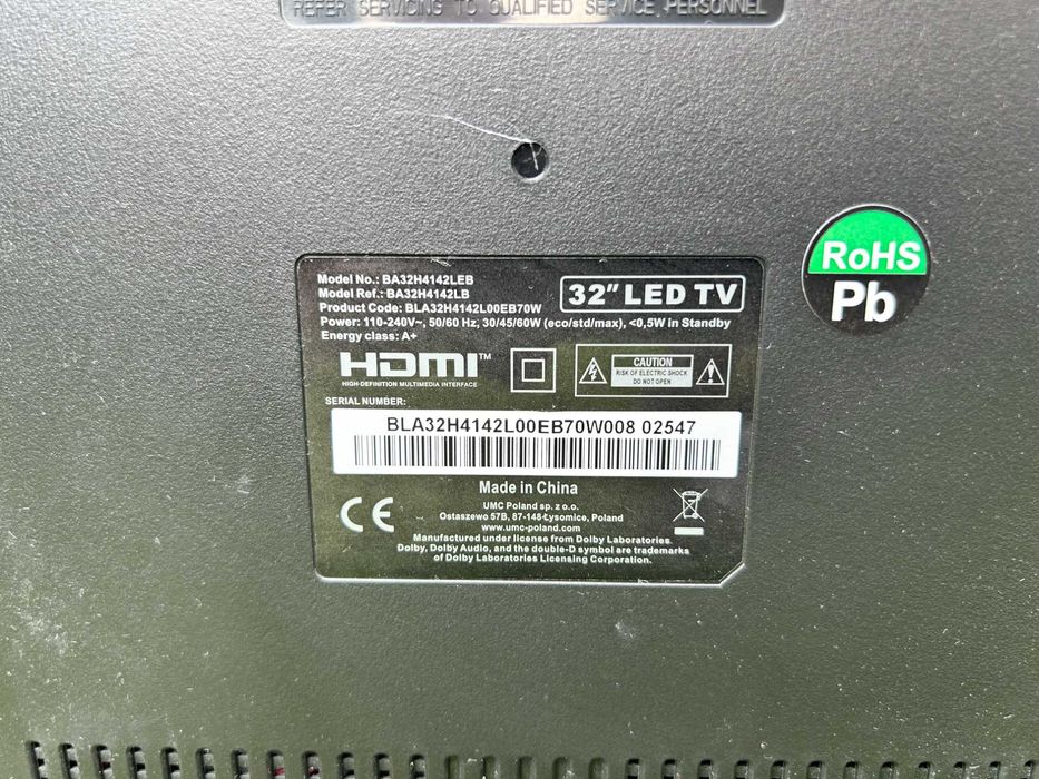Telewizor BLAUPUNKT LED 32H4142LEB