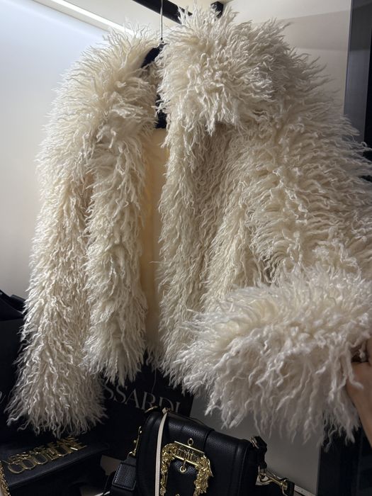 Шубка искусственная  zara шуба