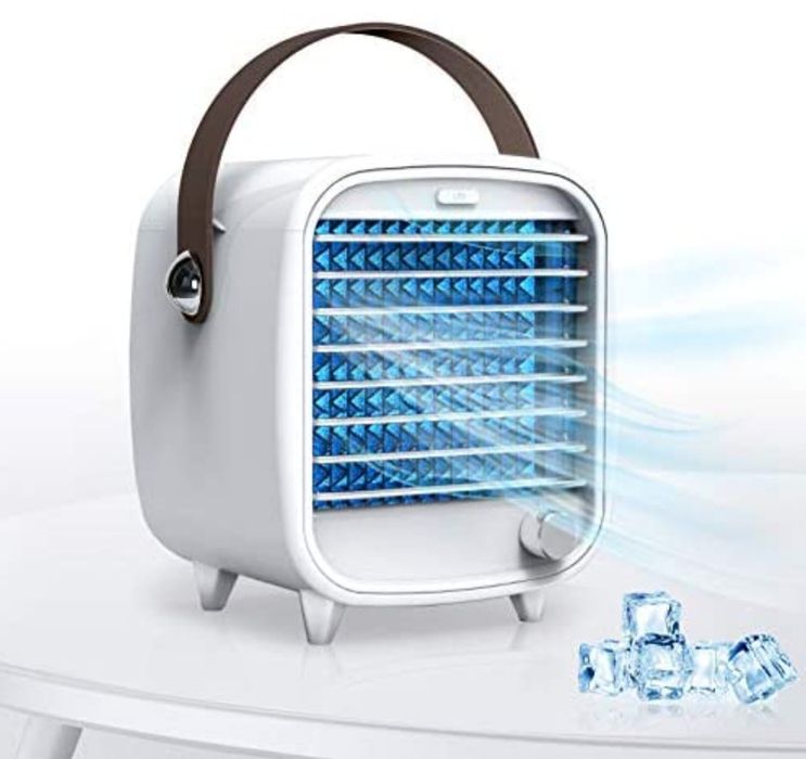 Mini klimatyzator, chłodnica, wentylatory USB, podkładka chłodząca