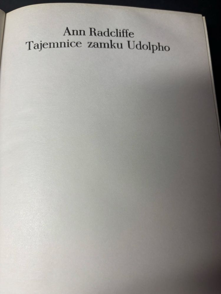 Tajemnice zamku Udolpho