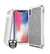 Etui Defense Lux aluminiowe do iPhone'a Xs Max (Drop test 3m), białe z