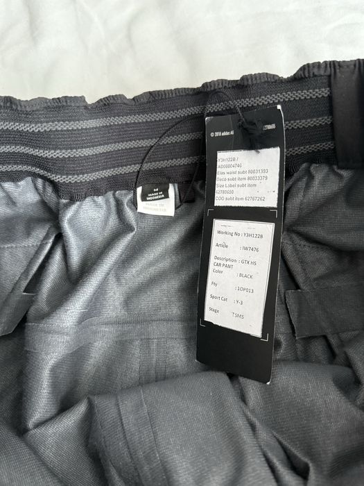 Y3 GTX Штаны Pant водонепроницаемые adidas goretex