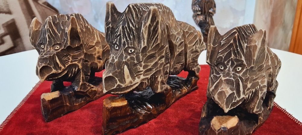 Статуэтка Кабан Охота Баня