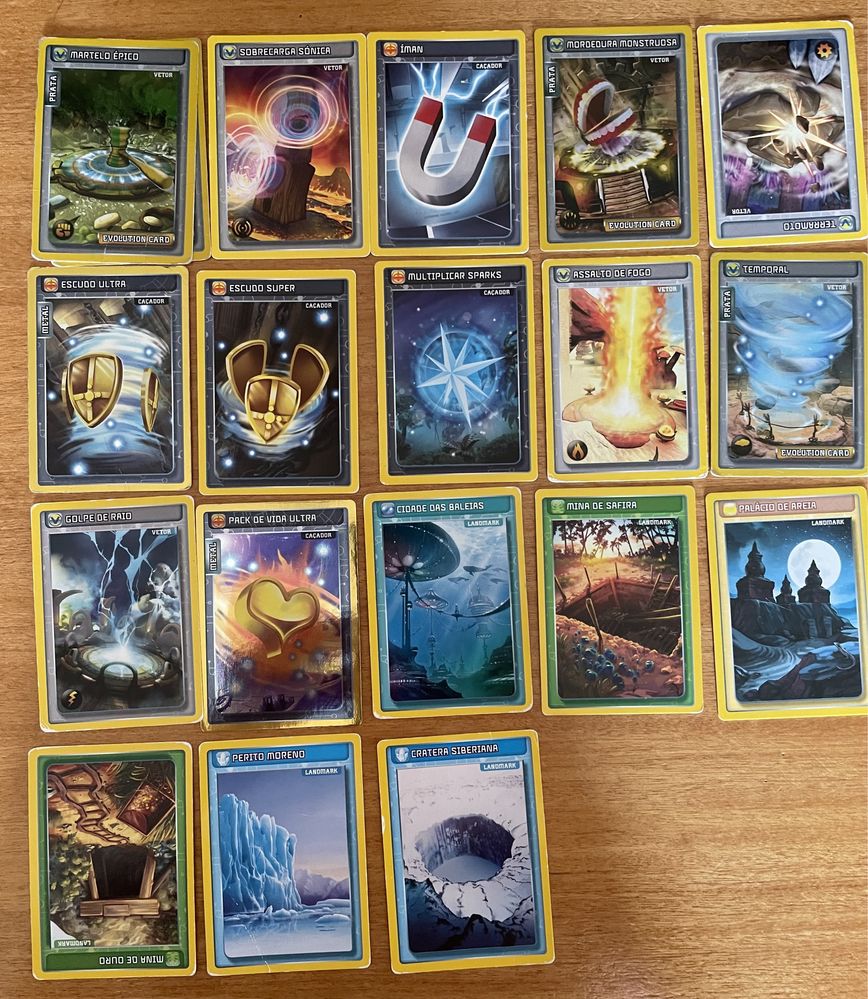 Cartas Invizimals várias