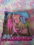 Lalka typu Barbie Steffi szczęśliwa rodzinka