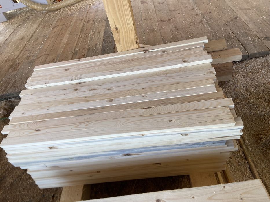 deski. listewki 22mm x 45 mm x 1mb - 1780 sztuk, suszone, strugane
