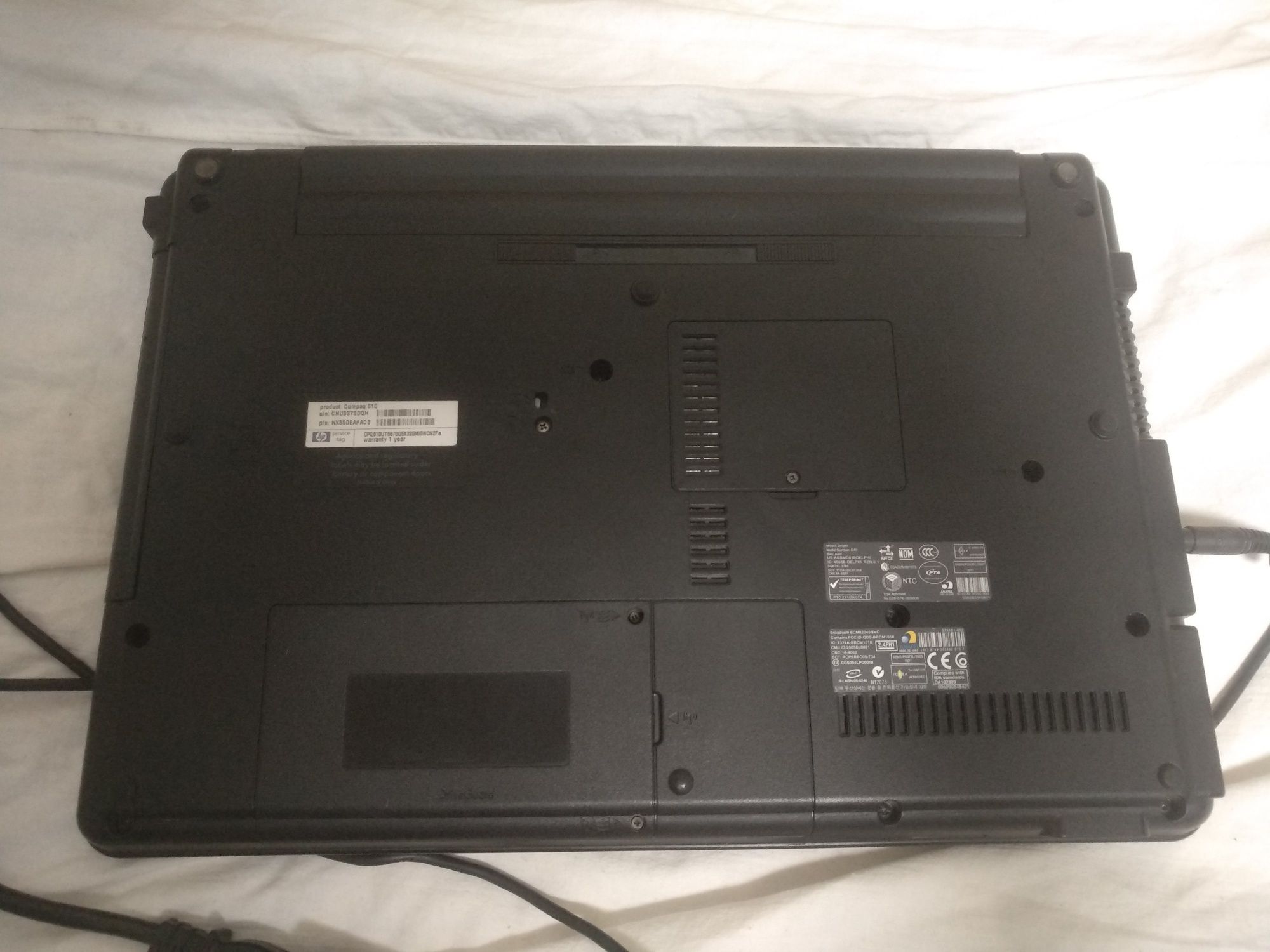 Продам ноутбук HP Compaq 610