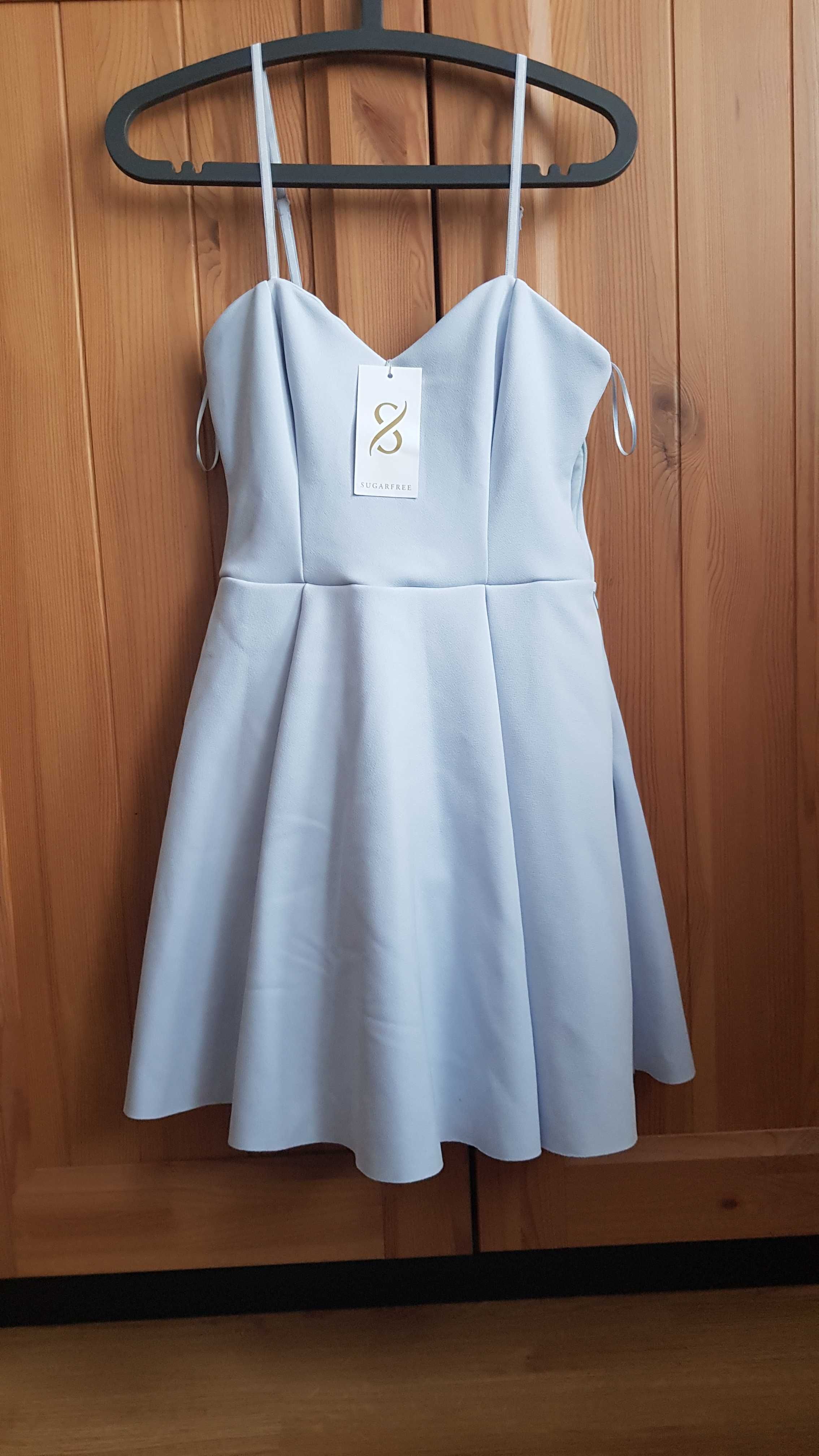 Sukienka MINT Błękitna rozmiar M