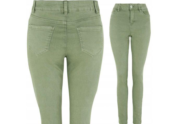 NOWE Spodnie jeans KHAKI r 42 sinsay