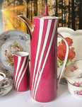 Dzbanek Ćmielów Krokus + mlecznik piękna stara porcelana