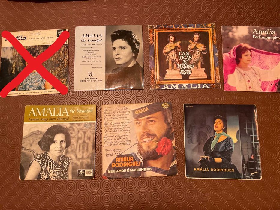 Lote singles & EP's Amália. Preço é do lote.